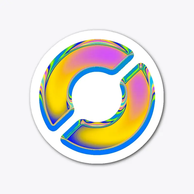 Prismatic Peekio Sticker